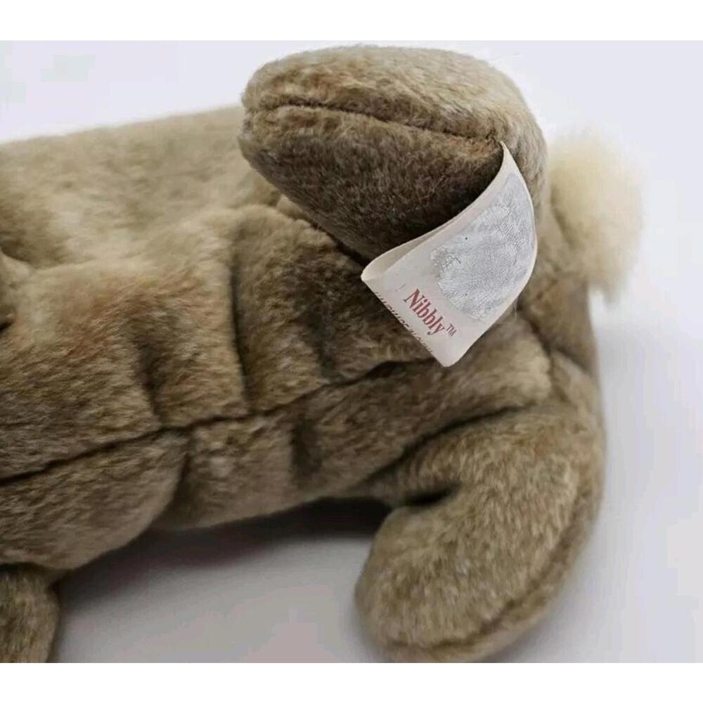 Ty Nibbly Bunny Rabbit Plush Beanie Babies Collection Stuffed Animal Tush Tag - Picture 9 of 9